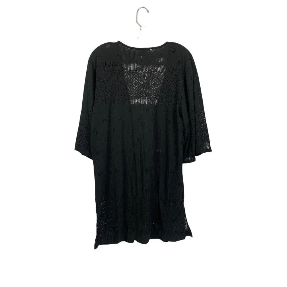 Dotti Women's Black Bathing Suit Cover Up